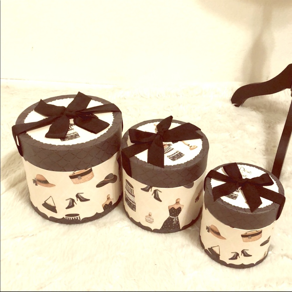 Cute set of 2 Fashion themed boxes || Paris box